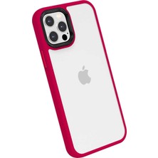 The Gencoo iPhone 13 Pro Max Kılıf ​​tgco Cann Kapak-Kırmızı