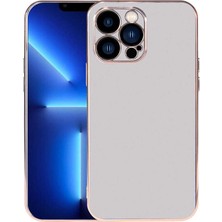 The Gencoo iPhone 13 Pro Max Kılıf Tgco Viyana Kapak-Gümüş