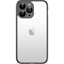 The Gencoo Apple iPhone 15 Pro Kılıf Tgco Kamera Korumalı Bontez Bumper-Siyah