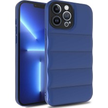 The Gencoo iPhone 12 Pro Kılıf Tgco Kasis Kapak-Saks Mavi