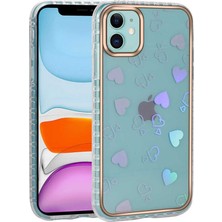 The Gencoo iPhone 11 Kılıf Desenli Parlayan Transparan Tgco Avva Kapak-No3