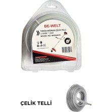 Be-Welt Tırpan Misina Çelik Telli - 3.5mm 35 Metre - Yüksek Kalite