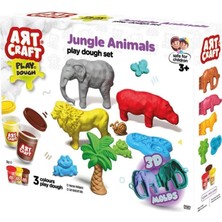 TeknoKapsül 03997 Orman Hayvanları Hamur Set 168 gr -Fentoys