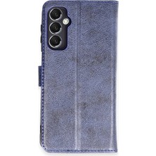 Herşey Trend Herşeytrend Samsung Galaxy M34 5g Kılıf Trend S Plus Kapaklı Kılıf - Lacivert