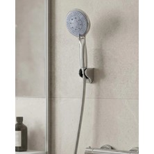 TeknoKapsül Çok Fonksiyonlu 4 Kademeli El Duşu Seti Spiral Hortumlu Banyo Duş Başlığı