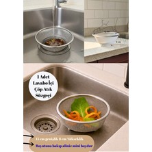 PremiumPort Paslanmaz Çelik Lavabo Süzgeci, Dayanıklı ve Pratik Gider Filtresi