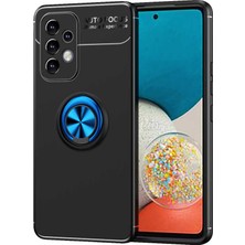 The Gencoo Galaxy A33 5g Kılıf Tgco Ravel Silikon Kapak-Siyah-Mavi