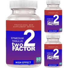 Two Factor 3 Adet Erkekler Için Tribulus&epimediyum Complex 60 Adet Cinselgüçkapsül