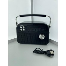 Lizbon Full Band Radyo - Nostaljik Görünümlü, Şarjlı, Güçlü Ses Çıkışlı
