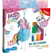TeknoKapsül Paulinda Magic Glitter 2n1 Diy Keychains Hobi Set S00095608