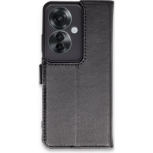 Herşey Trend Herşeytrend Oppo Reno 11F Kılıf Trend S Plus Kapaklı Kılıf - Siyah