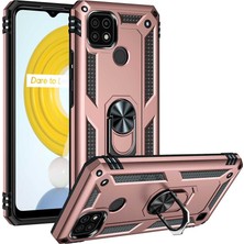 The Gencoo Realme C21 Kılıf Tgco Vega Kapak-Rose Gold