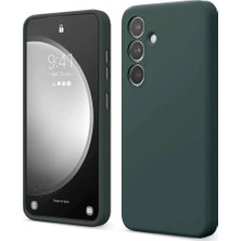 Herşey Trend Herşeytrend Samsung Galaxy S24 Fe Kılıf First Silikon - Koyu Yeşil