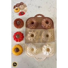 PremiumPort 6’lı Silikon Muffin Kek Kalıbı, Pratik ve Sağlıklı Pişirme Seti