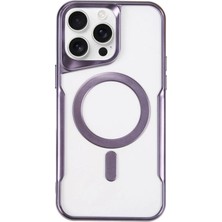 Herşey Trend Herşeytrend Apple Iphone 14 Pro Kılıf Boyi Magsafe Silikon Kapak - Derin Mor