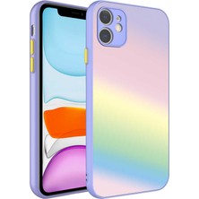 The Gencoo iPhone 11 Kılıf Kamera Korumalı Renkli Temperli Tgco X-Cam Kapak-No7