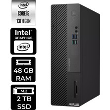 Asus Expertcenter D500SE i5 13400 48GB RAM 2TB SSD Win11 Home D500I58512BODP327 Masaüstü Bilgisayar + Per4 USB