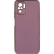 The Gencoo Xiaomi Redmi Note 10 Kılıf Tgco Bark Kapak-Mor