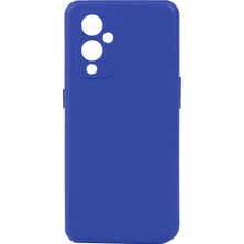 The Gencoo One Plus 9 Kılıf Tgco Biye Silikon-Mavi