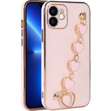 The Gencoo iPhone 11 Kılıf Tgco Kalbim Kapak-Pembe