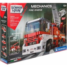  clementoni oyuncak mekanik laboratuvarı - ıtfaiye aracı 75068tr