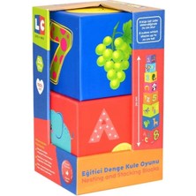 TeknoKapsül 30628 - Eğitici Denge Kule Oyunu +24 Ay