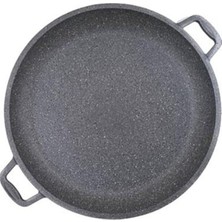 Teknotrust 36 cm Granit Döküm Gözleme Tavası, Dayanıklı ve Şık Tasarım