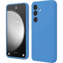 Herşey Trend Herşeytrend Samsung Galaxy S24 Fe Kılıf First Silikon - Mavi