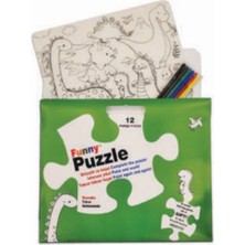 TeknoKapsül Funny Mat Puzzle - Dinozor Çağı 30X40CM