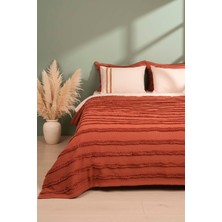 Limi Rolf Tarçın Çift Kişilik Nevresimli %100 Pamuklu Yatak Örtüsü - 7 Parça Çeyiz Seti