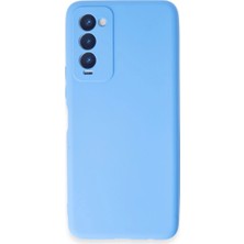 Ulu Pazarlama Tecno Camon 18 Kılıf First Silikon - Mavi