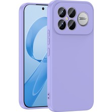 The Gencoo Poco F8 Ultra Kılıf Zore Mara Lansman Kapak - Lila