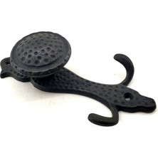 Ulu Pazarlama Antika Tarz Dekoratif Pirinç Portmanto Askı - 150X72 Mm, Oksit