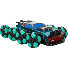 NessiWorld Işıklı Duman Püskürten 8 Tekerlekli USB Şarjlı Uzaktan Kumandalı Drift Arabası