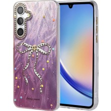 Ulu Pazarlama Samsung Galaxy A34 5g Kılıf Blade Aynalı Desenli Kapak - Desen 1