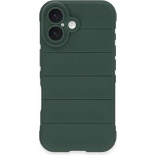 Herşey Trend Herşeytrend Apple Iphone 16 Plus Kılıf Optimum Silikon - Koyu Yeşil