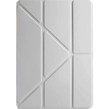 Ulu Pazarlama Huawei Matepad Pro 12.2 2025 Kalemlikli Mars Tablet Kılıfı - Gri