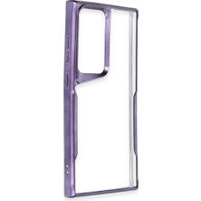 Ulu Pazarlama Samsung Galaxy S25 Ultra Kılıf Boyi Silikon Kapak - Derin Mor