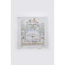 Atelier Babbi Çift Taraflı Bebek Battaniyesi - Theatre / Mavi