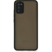 Ulu Pazarlama Samsung Galaxy A03S Kılıf Montreal Silikon Kapak - Siyah