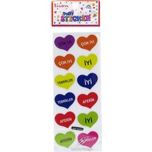 Ticon Puffy Sticker Aferin - 3 Adet