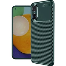 Herşey Trend Herşeytrend Oppo A60 Kılıf Auto Focus Karbon Kapak - Koyu Yeşil