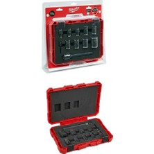 Milwaukee Shockwave 1/2" 11 Parça Derin Darbeli Lokma Takımı (10-24MM)