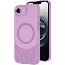 Ulu Pazarlama Apple Iphone 16E Kılıf Maya Karbon Kapak - Mürdüm