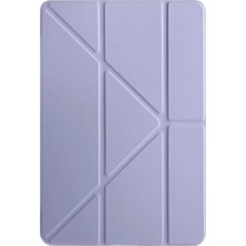 Ulu Pazarlama Samsung Galaxy X910 Tab S9 Ultra 14.6 Kılıf Kalemlikli Mars Tablet Kılıfı - Lila