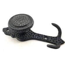 Ulu Pazarlama Antika Tarz Dekoratif Pirinç Portmanto Askı - 115X51 Mm, Oksit