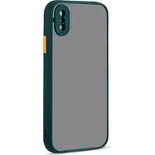 The Gencoo iPhone Xs Max 6.5 Uyumlu Tgco Hux Kapak-Koyu Yeşil