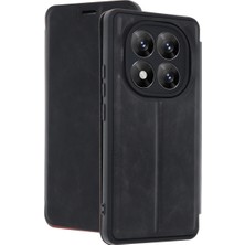 Ulu Pazarlama Xiaomi Redmi Note 14 Pro 5g Kılıf Flip Cover - Siyah
