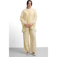 Salisburys Molly Nelly Kadın Bebe Yaka Astarlı Vual Takım