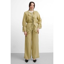 Salisburys Molly Nelly Kadın Bebe Yaka Astarlı Vual Takım